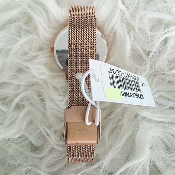 NWT Strand by Obaku Ladies Watch - Rose Gold - Dove Design main image 5